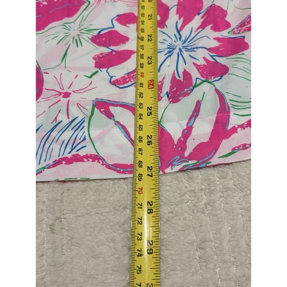 Talbots NWT Womens Medium White Floral Top 3/4 Sleeves Lace Detail - Picture 8 of 9